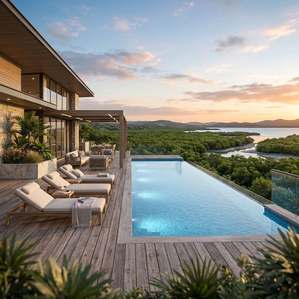 Stans Vantage Luxury Swimming Pool and Deck